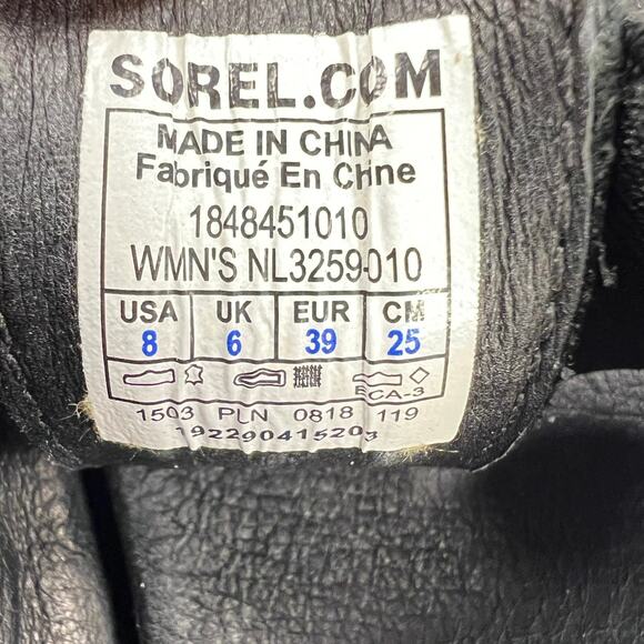 Sorel Women's Out N About Plus Thong Sandals with Ankle Strap Black Size 8 - Picture 9 of 10